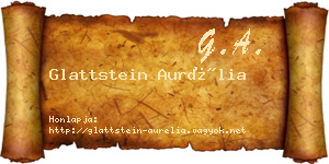 Glattstein Aurélia névjegykártya